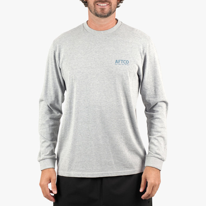 Athletic Heather $Model is 6'3" 185lbs Size L$