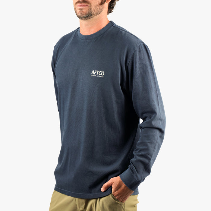 Navy $Model is 6'3" 185lbs Size L$