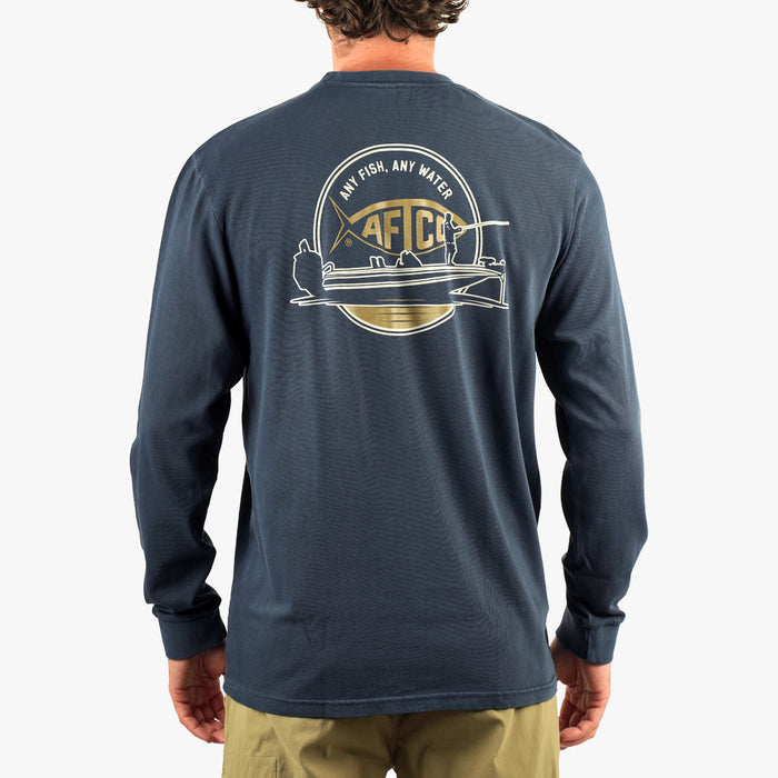Navy $Model is 6'3" 185lbs Size L$