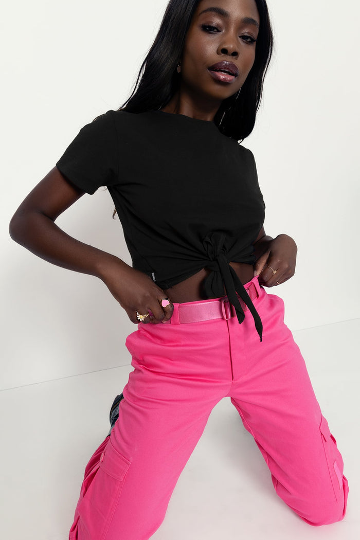 Hot Pink Cargo Pants