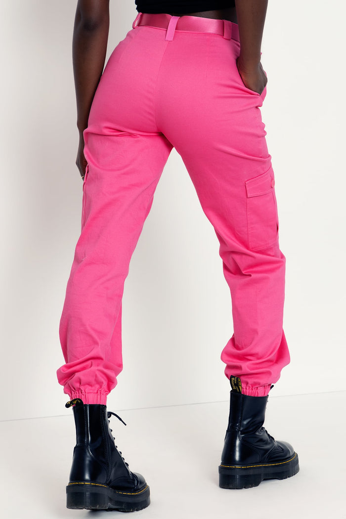 Hot Pink Cargo Pants