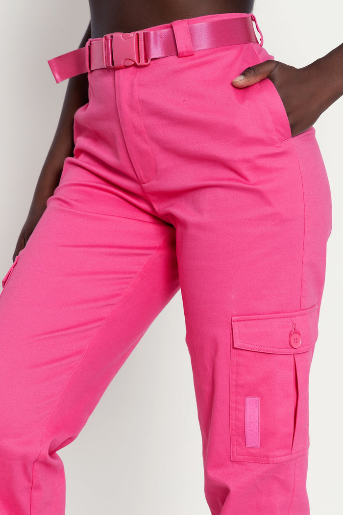 Hot Pink Cargo Pants
