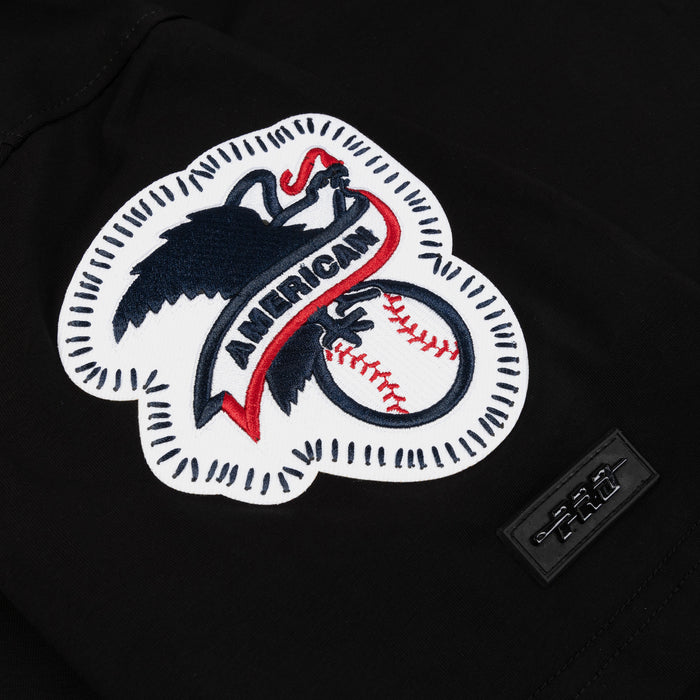 Houston Astros DIY Stitch Mens Short Sleeve Shirt (Black/Red)