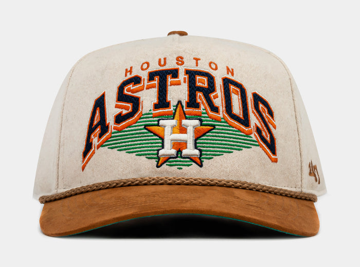 Houston Astros Pomona Wool '47 Hitch Snapback Mens Hat (Beige/Tan)