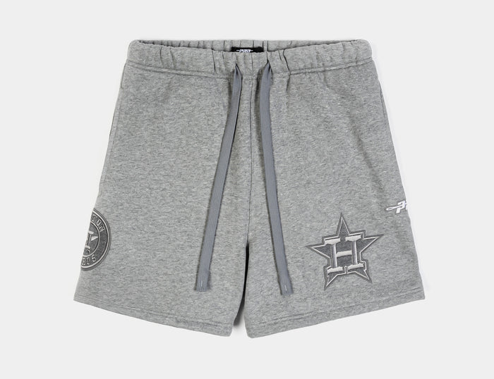 Houston Astros Reverse Terry Mens Shorts (Grey)