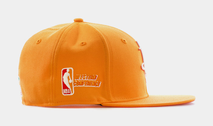 Houston Rockets State Fruit 59Fifty Fitted Cap Mens Hat (Yellow)
