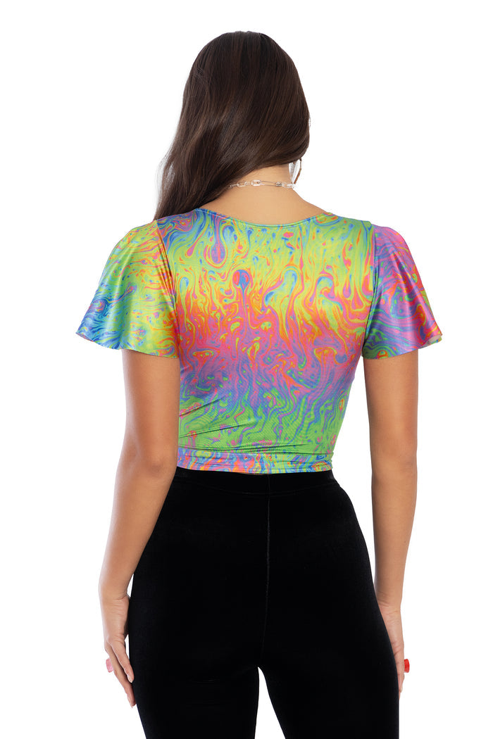 BlackMilk Clothing - I Bleed Rainbows Rio Top