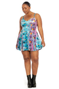 BlackMilk Clothing - I Want Candy Velvet Mini Strappy Dress