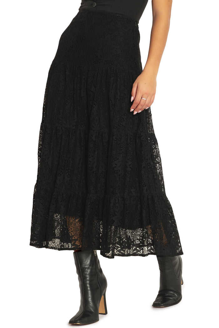 BlackMilk Clothing - Immortal Lace Tier Midaxi Skirt