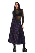 BlackMilk Clothing - Infinity Snake Midaxi Kilt Skirt