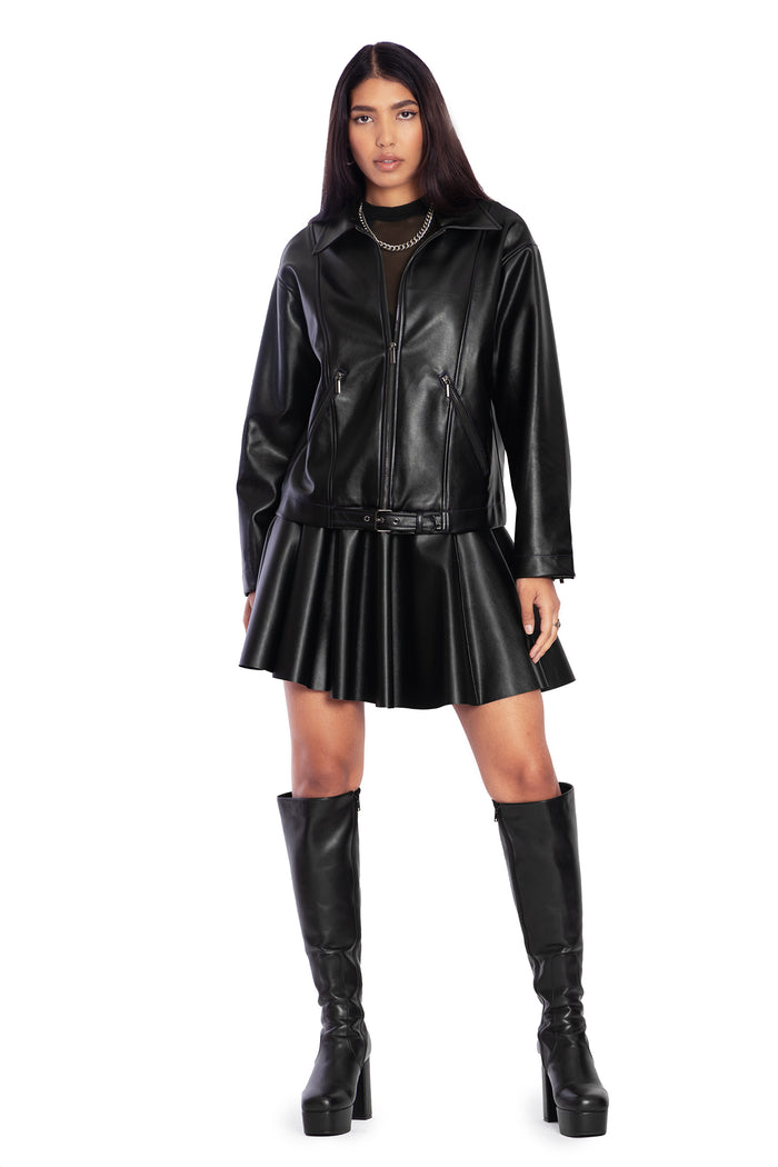 BlackMilk Clothing - Inifinity Snake Moto Jacket
