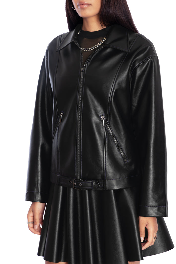 BlackMilk Clothing - Inifinity Snake Moto Jacket