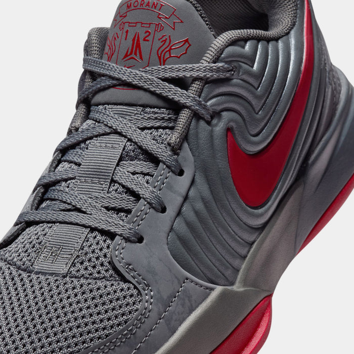 Ja 2 King Of The Court Grade School Basketball Shoes (Iron Grey/Anthracite/Gym Red)