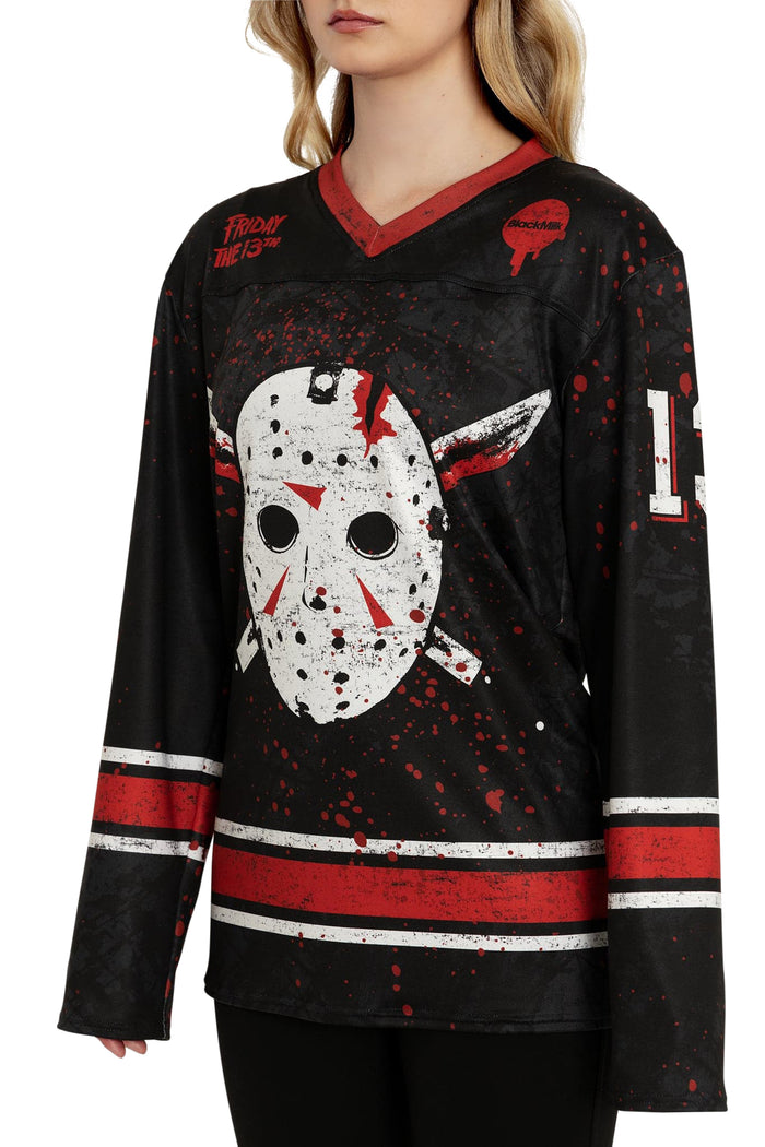 BlackMilk Clothing x Warner Brothers Friday 13th - Jason Voorhees Goalie - Warner Bros. Merchandise - Collaboration apparel - Licenced.