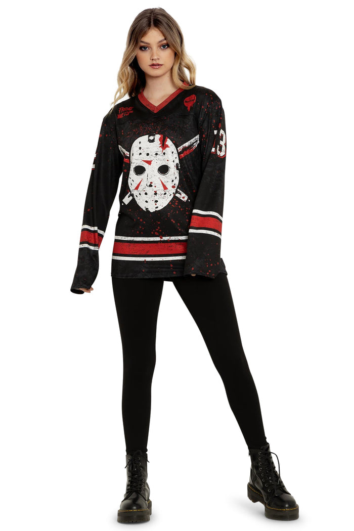BlackMilk Clothing x Warner Brothers Friday 13th - Jason Voorhees Goalie - Warner Bros. Merchandise - Collaboration apparel - Licenced.