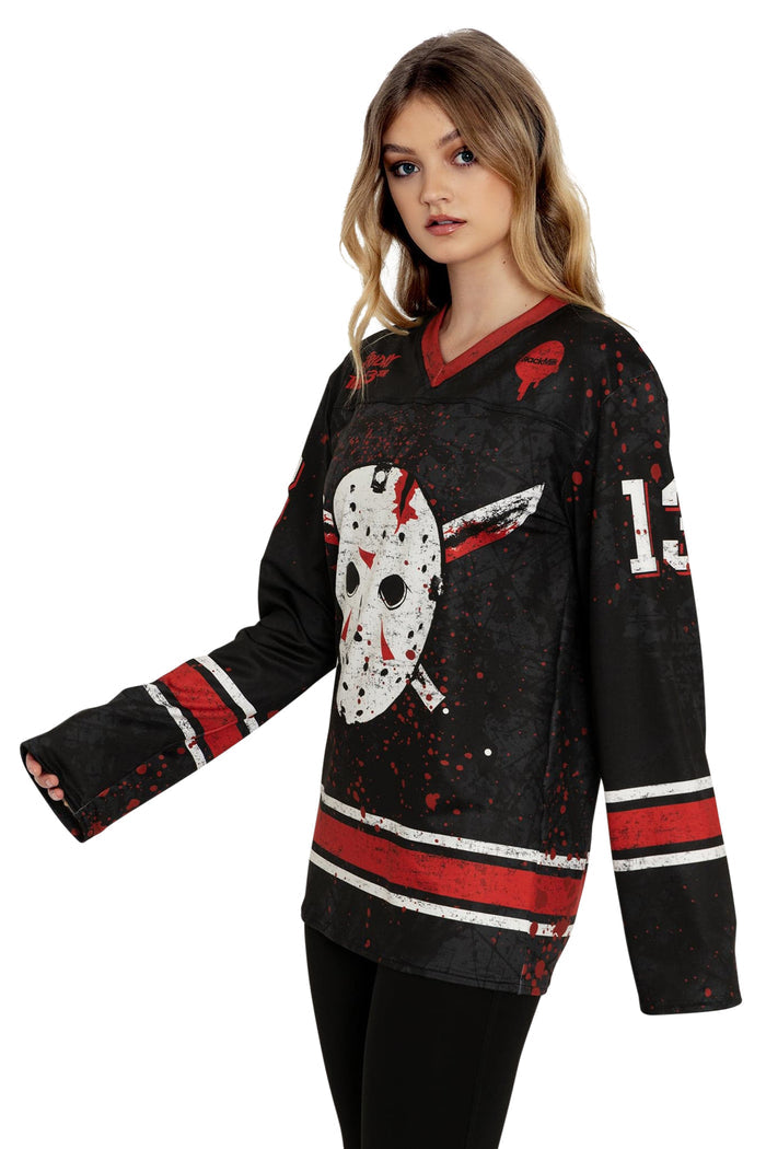 BlackMilk Clothing x Warner Brothers Friday 13th - Jason Voorhees Goalie - Warner Bros. Merchandise - Collaboration apparel - Licenced.