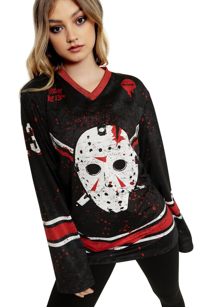 BlackMilk Clothing x Warner Brothers Friday 13th - Jason Voorhees Goalie - Warner Bros. Merchandise - Collaboration apparel - Licenced.