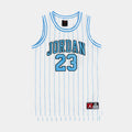 JDN 23 AOP Grade School Jersey (White/Blue)
