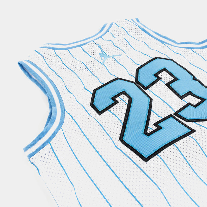 JDN 23 AOP Grade School Jersey (White/Blue)