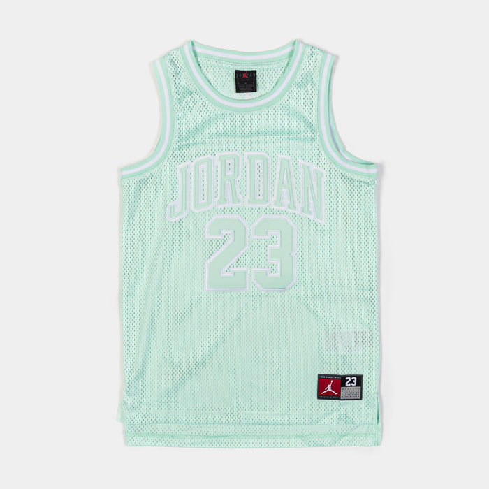 JDN 23 Grade School Jersey (Mint/White)