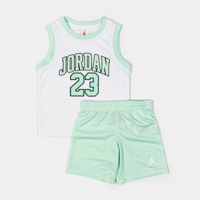 JDN 23 Shorts Preschool Set (Mint/White)