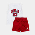 JDN 23 Shorts Preschool Set (Red/White)