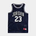 JDN 23 Tank Grade School Jersey (Midnight Blue/White)