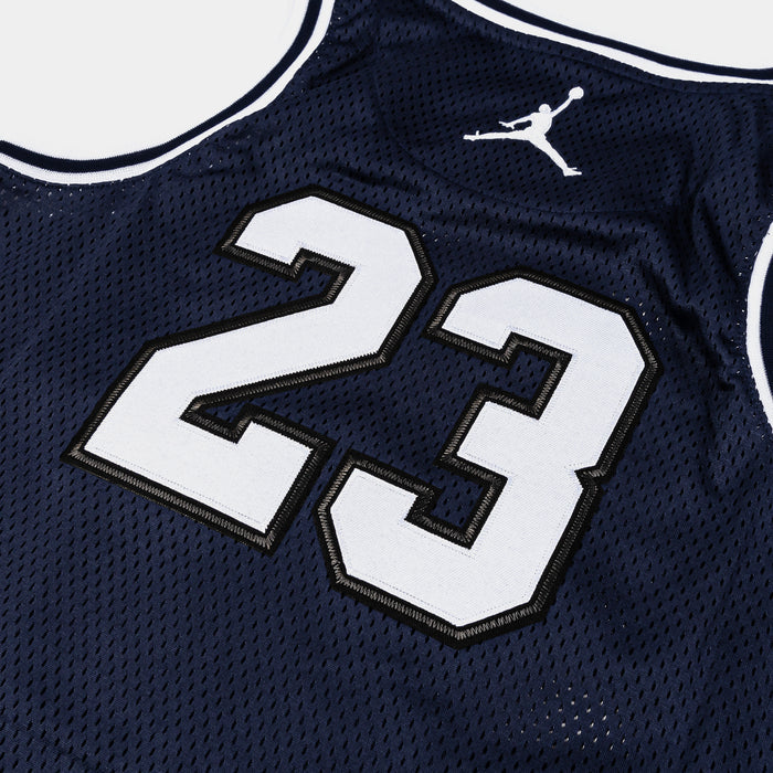 JDN 23 Tank Grade School Jersey (Midnight Blue/White)