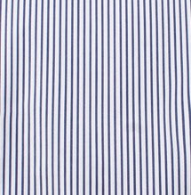 Joni Long Sleeve Poplin Popover Blouse, Blue & White Menswear Stripe