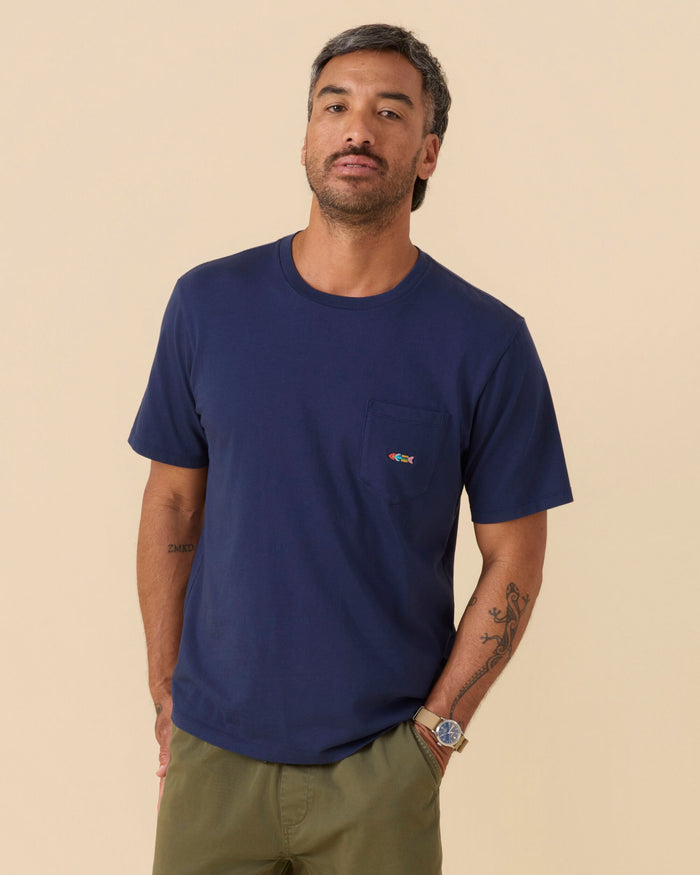 Journey Fish Pocket Tee - FINAL SALE