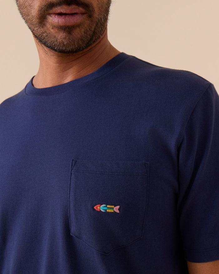Journey Fish Pocket Tee - FINAL SALE