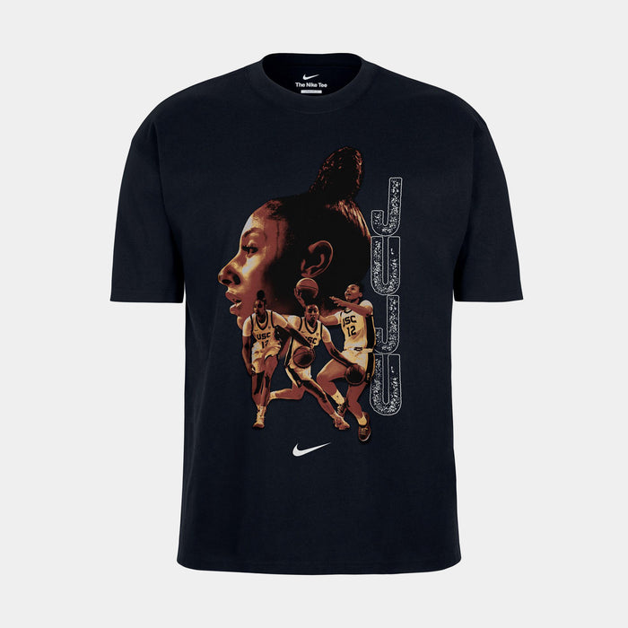 JuJu Watkins So Win Womens Short Sleeve Shirt (Black/Gold)