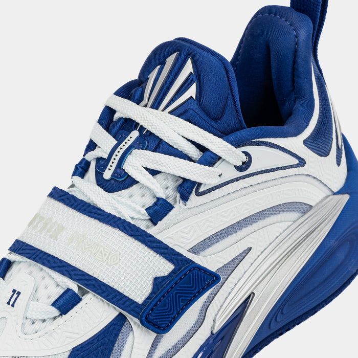 Kai 1 College Mens Basketball Shoes (Blue/White/Silver) Final Sale