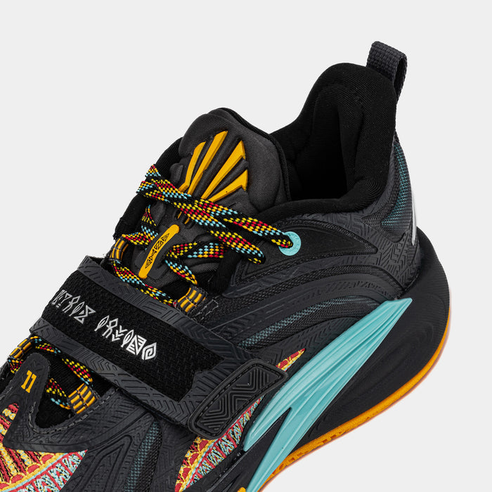 Kai 1 Sacred Bond Grade School Lifestyle Shoes (Black/Teal/Gold)