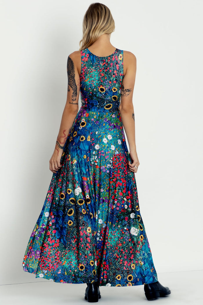 Klimt Collage Princess Maxi Dress