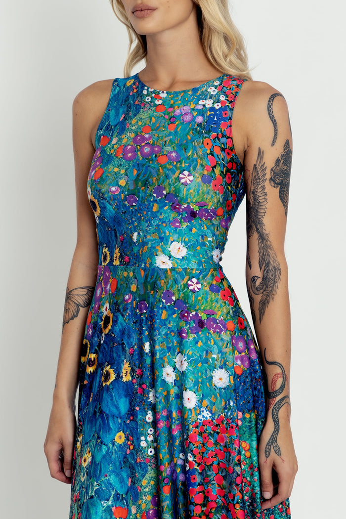 Klimt Collage Princess Maxi Dress