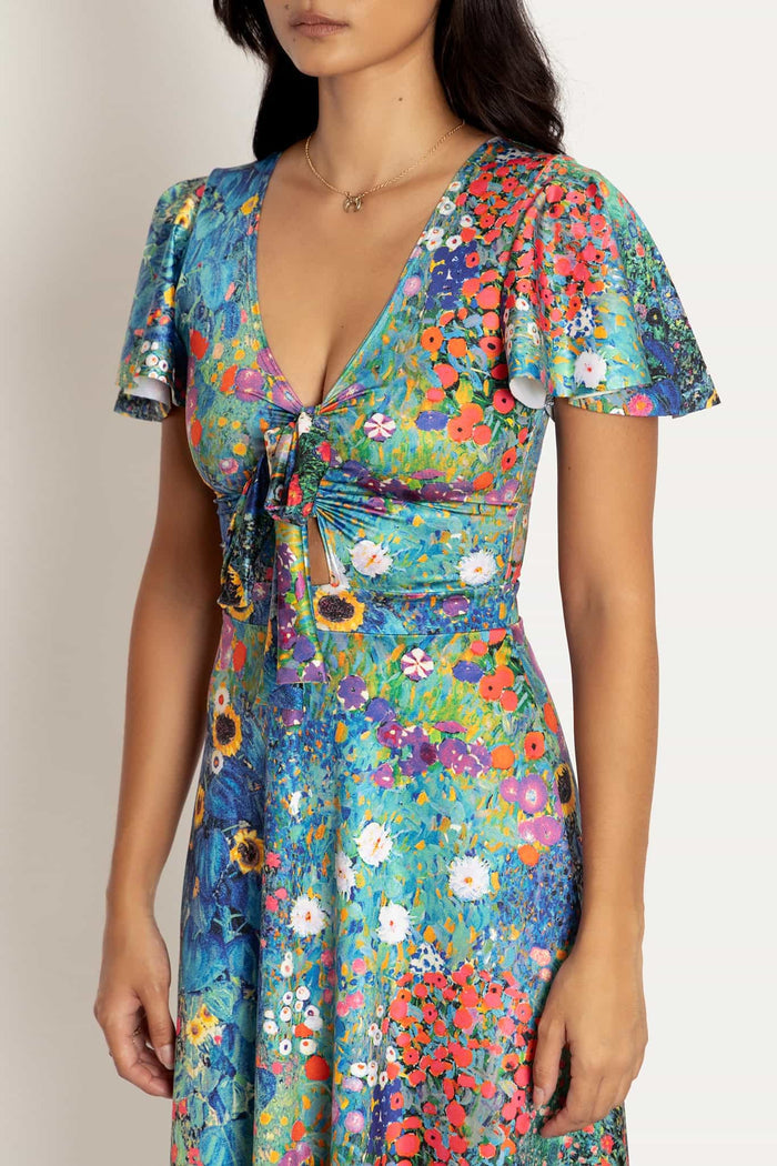Klimt Collage Rio Midaxi Dress