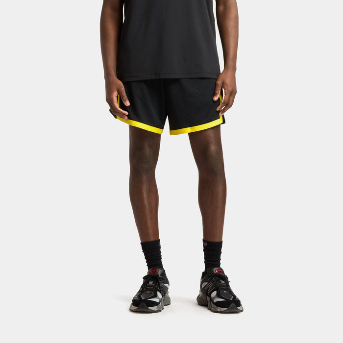 Klutch Mesh Tricot Mens Shorts (Black/Yellow)