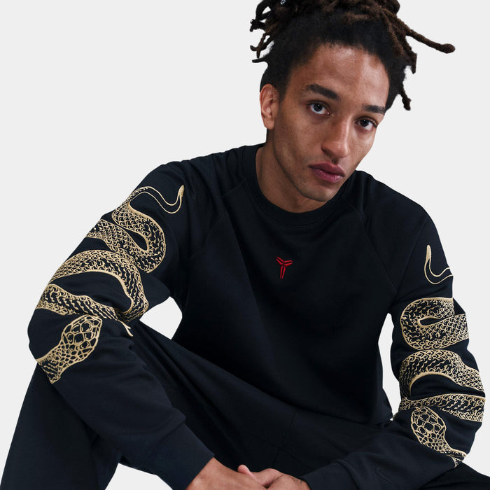Kobe Year Of The Mamba Mens Crewneck (Black/Red)