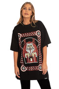 BlackMilk Clothing - Christmas Collection - Wreck The Halls - Krampus Posters Oversized Tee