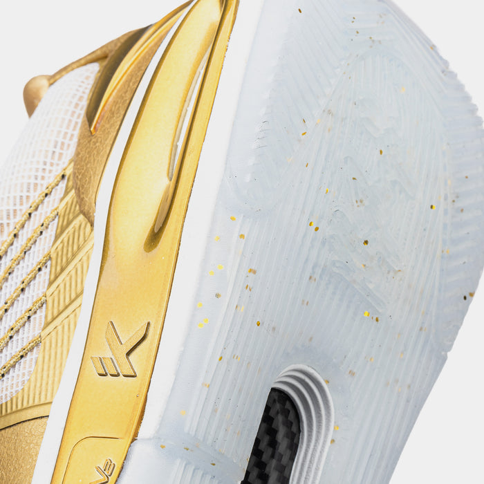 KT 10 $3 Coin Mens Basketball Shoes (Gold/White)