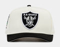 Las Vegas Raiders 950AF Snapback Mens Hat (Beige/Black)