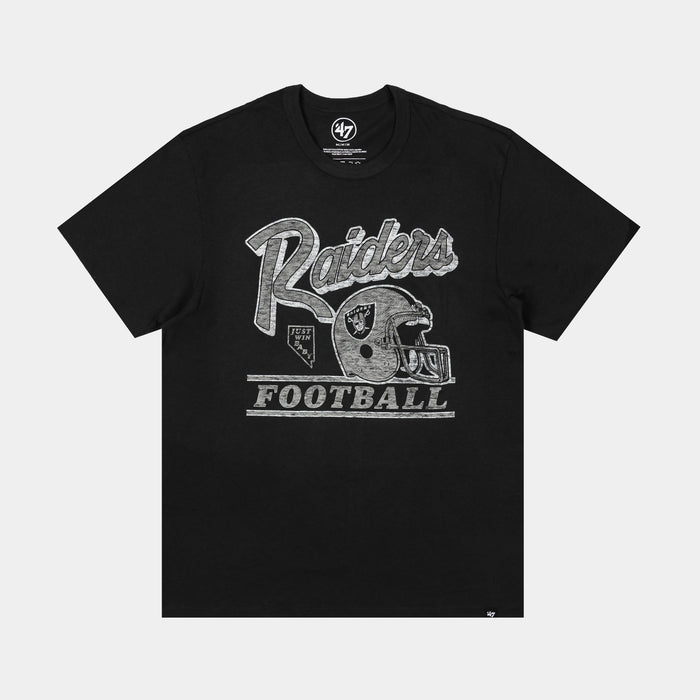 Las Vegas Raiders Mens Short Sleeve Shirt (Black/Grey)