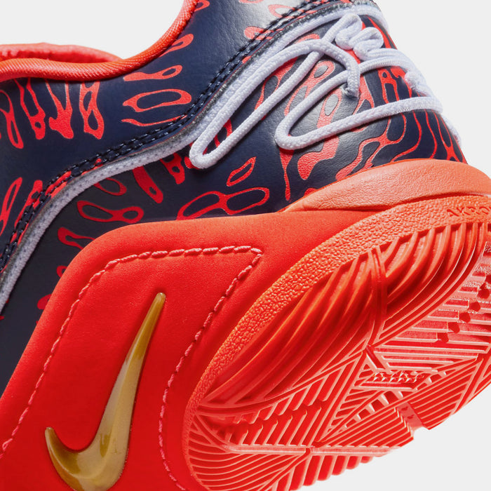 Lebron XXII SE Grade School Basketball Shoes (Obsidian/Metallic Gold/Bright Crimson)