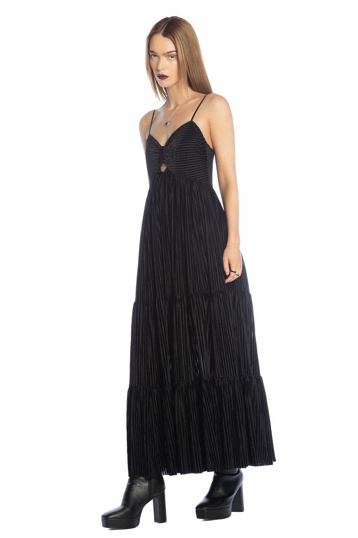 Liminality Ruched Sweetheart Dress
