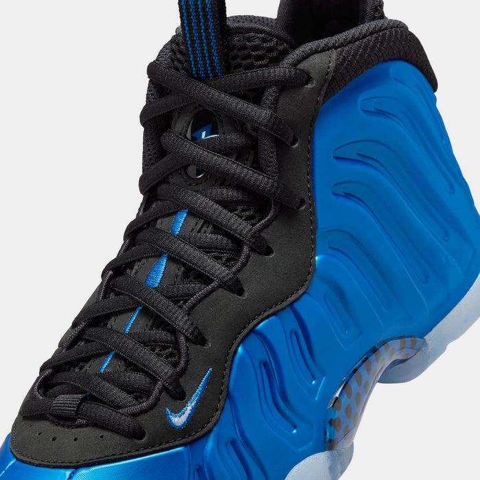 Little Posite One International Blue Grade School Lifestyle Shoes (Neon Royal/White/Black/Clear)