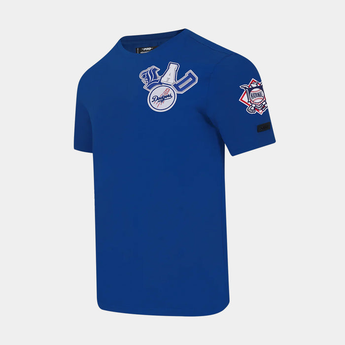 Los Angeles Dodgers City Mens Short Sleeve Shirt (Blue/White)