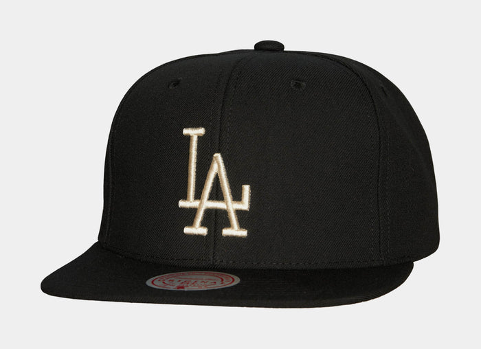 Los Angeles Dodgers Classic Snapback Mens Hat (Black/White)