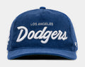 Los Angeles Dodgers Corduroy Mens Snapback (Blue/White)
