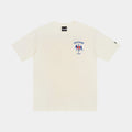 Los Angeles Dodgers Kanji Oversized Mens Short Sleeve Shirt (Blue/Red/Beige)